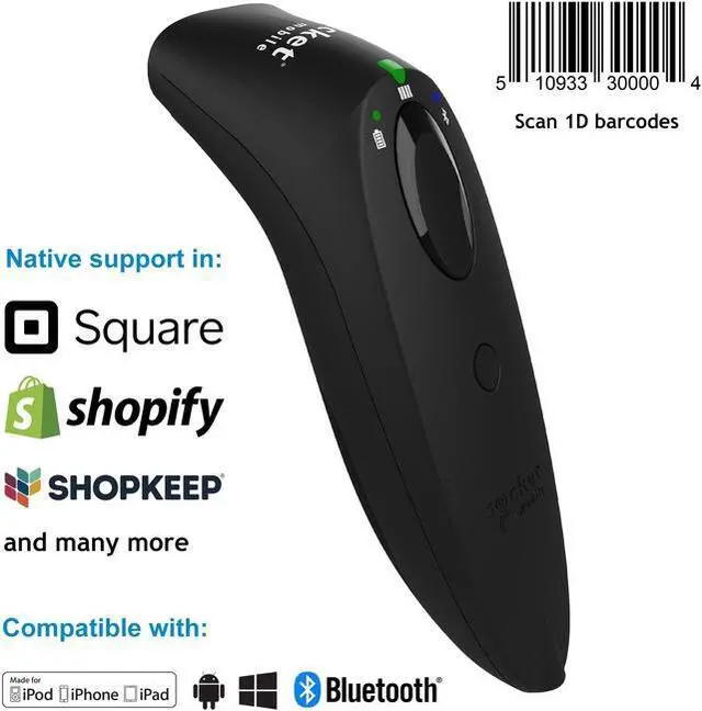 Alt view image 2 of 16 - SocketScan S700, Linear Barcode Scanner, Black