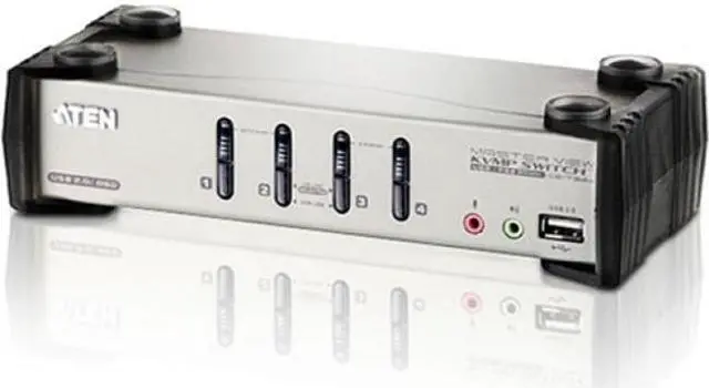 Alt view image 2 of 6 - Aten Cs1734b 4-Port Usb Kvmp Switch