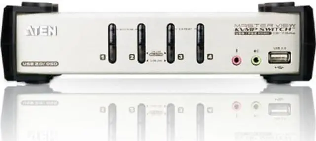 Alt view image 4 of 6 - Aten Cs1734b 4-Port Usb Kvmp Switch