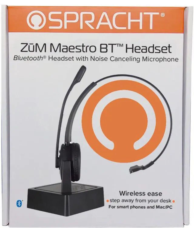 Alt view image 10 of 20 - SPRACHT HS-2050 ZUM MAESTRO BT HEADSET + BASE