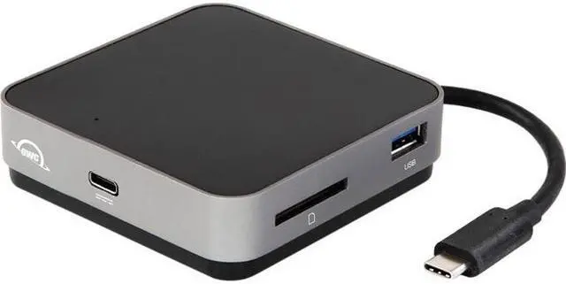 Alt view image 8 of 13 - OWC OWCTCDK5P2SG USB-C Travel Dock - Space Gray