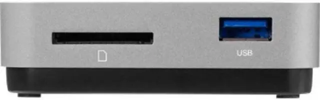 Alt view image 9 of 13 - OWC OWCTCDK5P2SG USB-C Travel Dock - Space Gray