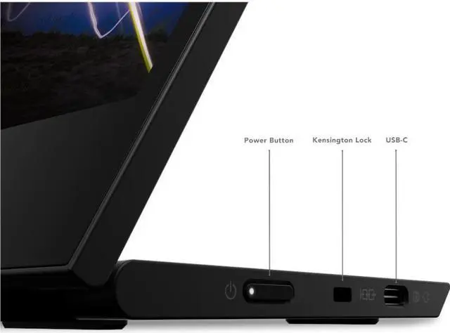 Alt view image 5 of 8 - Lenovo ThinkVision M15 16" (15.6" Viewable) Full HD 1920 x 1080 60 Hz USB-C IPS Monitor (62CAUAR1US)