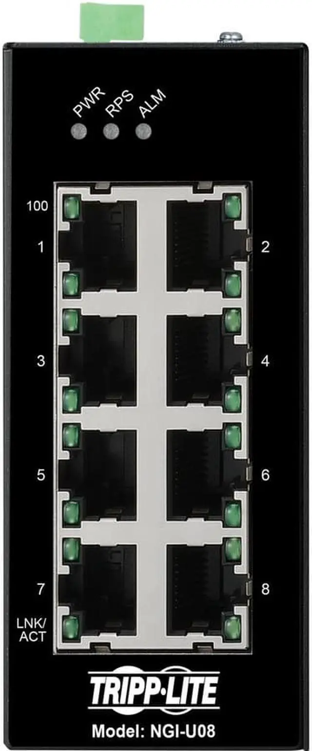 Alt view image 7 of 16 - Tripp Lite NGI-U08 Ethernet Switch NGIU08