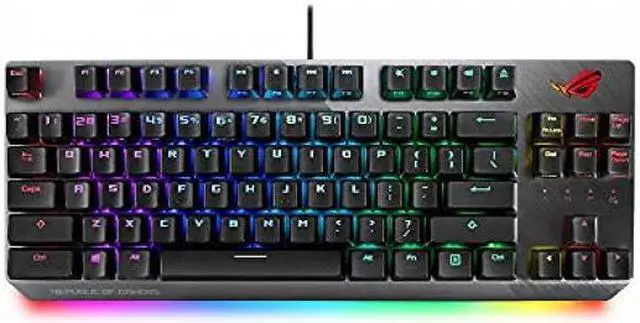 Alt view image 2 of 13 - ASUS X802 ROG Strix Scope NX TKL 80% Gaming Keyboard with ROG NX Brown Tactile Mechanical Switches