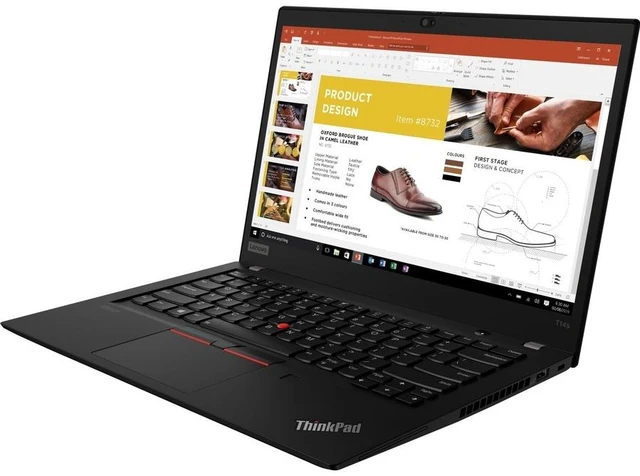 Alt view image 3 of 8 - Lenovo ThinkPad T14s Gen 1 20UH002XUS 14" Notebook - Full HD - 1920 x 1080 - AMD Ryzen 7 PRO 4750U Octa-core (8 Core) 1.70 GHz - 16 GB RAM - 512 GB SSD - Black