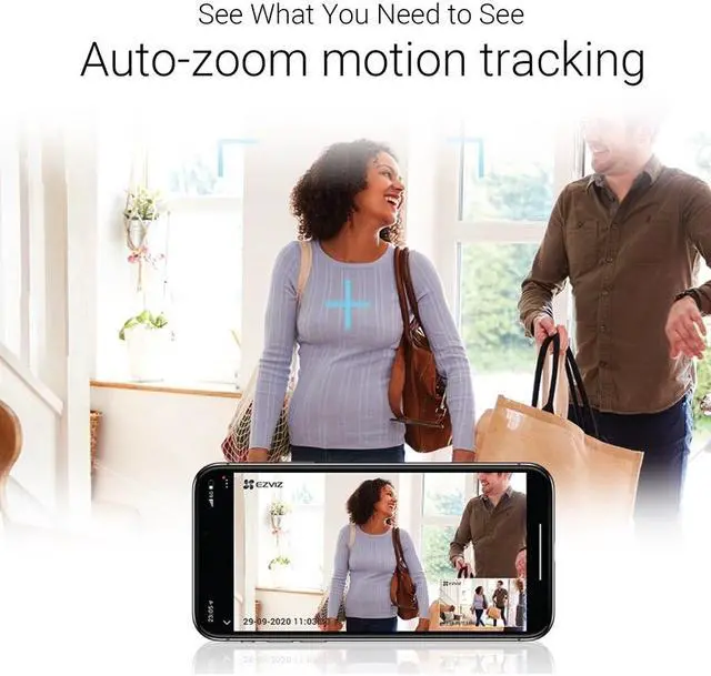 Alt view image 15 of 20 - EZVIZ EZC6W3H4 C6W Smart Wi-Fi 2K HD Indoor Security Camera