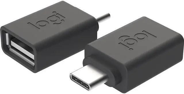 Alt view image 6 of 10 - Logitech USB-C to A Adaptor 956000028
