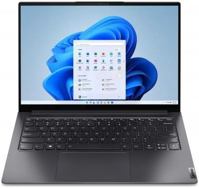 Alt view image 2 of 17 - Lenovo Ideapad Slim 7 Pro 14" 2.8K Touchscreen Laptop Intel Core i5-11300H 16GB RAM 512GB SSD Slate Grey