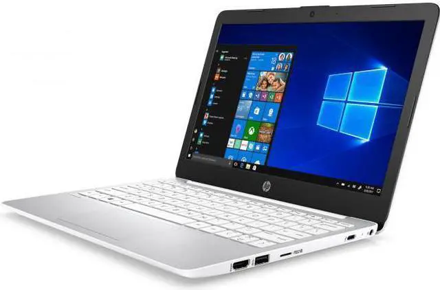 Main image of HP Stream 11.6" Laptop Intel Celeron N4020 4GB RAM 64GB eMMC Diamond White - Intel Celeron N4020 Dual-core - Intel UHD Graphics 600 - Dual front facing Speakers - 25GB Dropbox Storage for 12 Mont