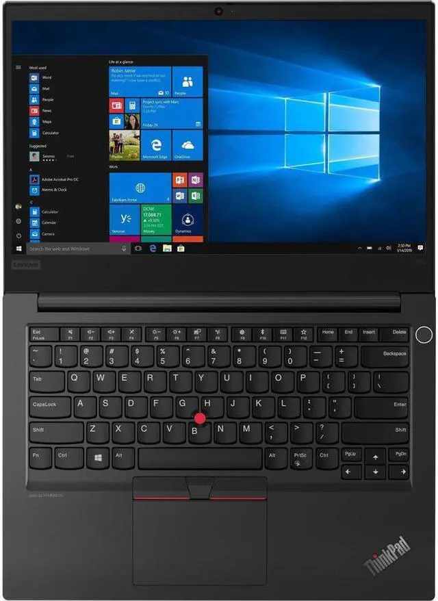 Alt view image 6 of 17 - Lenovo ThinkPad E14 Gen 2 20TA00HKUS 14" Notebook - Full HD - 1920 x 1080 - Intel Core i5 11th Gen i5-1135G7 Quad-core (4 Core) 2.40 GHz - 8 GB RAM - 256 GB SSD - Black - Intel Chip - Windows 11