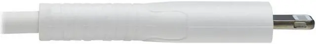 Alt view image 12 of 14 - Tripp Lite Safe-IT M102AB-01M-WH Lightning-USB-C Data Transfer Cable