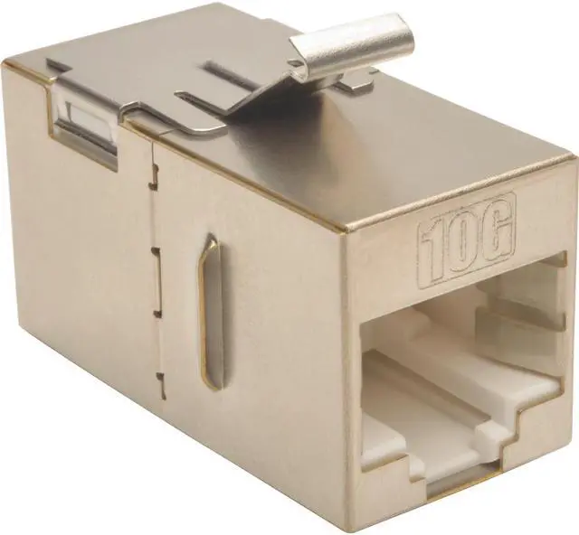 Alt view image 9 of 12 - Tripp Lite Cat6a Straight-Through Modular Shielded In-Line Snap-In Coupler (RJ45 F/F)