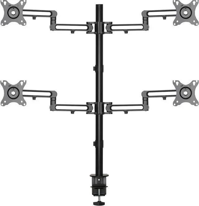 Alt view image 6 of 10 - Tripp Lite DDR1327SQFC-1 Clamp Mount for Monitor, Flat Panel Display, HDTV - Black
