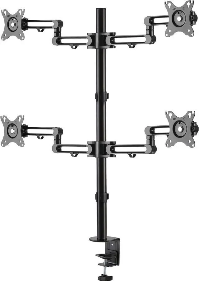 Alt view image 4 of 10 - Tripp Lite DDR1327SQFC-1 Clamp Mount for Monitor, Flat Panel Display, HDTV - Black