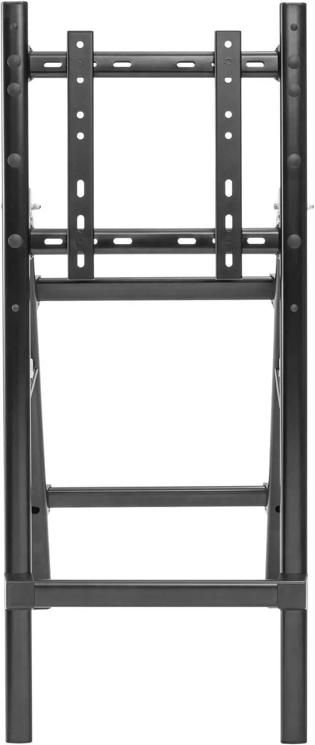 Alt view image 5 of 12 - Portable TV Monitor Stand 32-55in Casters Portrait or Landscape