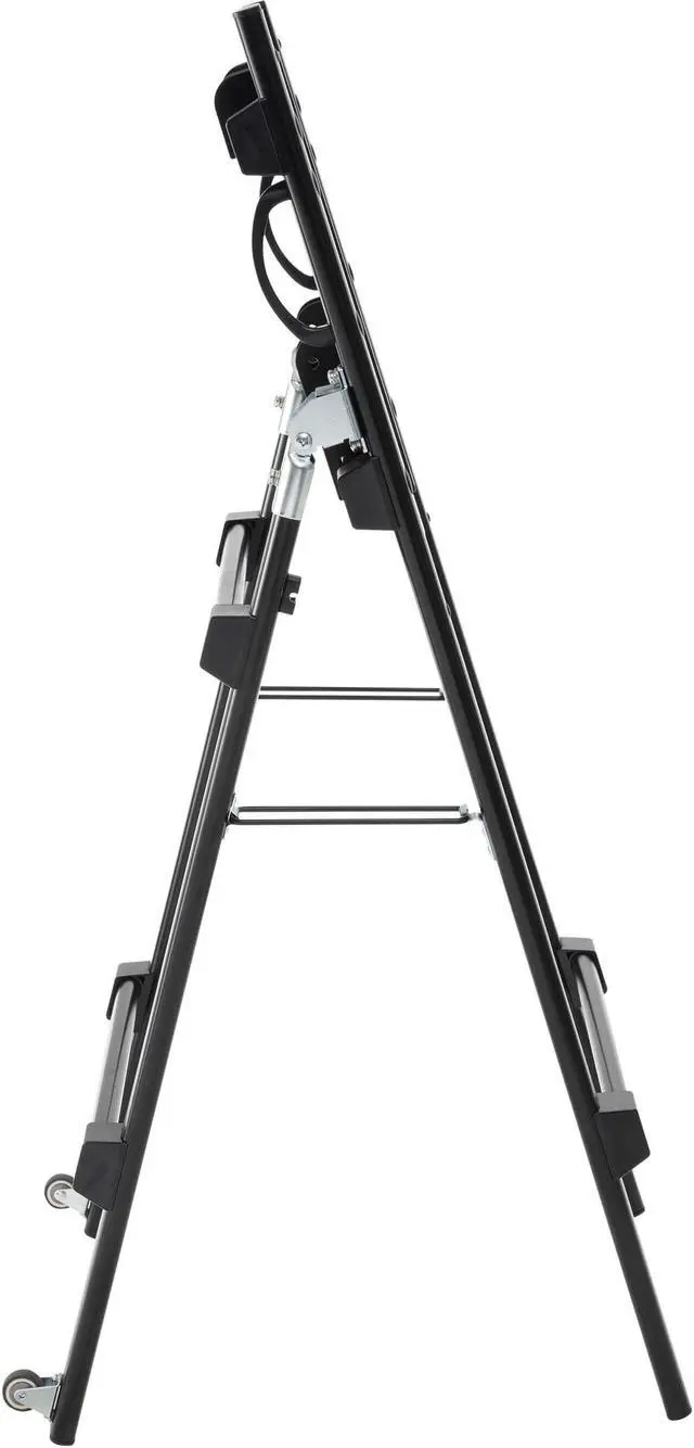 Alt view image 7 of 12 - Portable TV Monitor Stand 32-55in Casters Portrait or Landscape