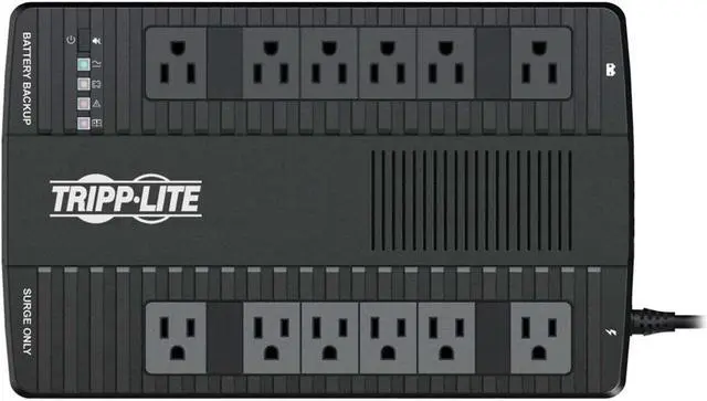 Alt view image 12 of 19 - Tripp Lite OmniSmart 1050VA 12-Outlet Ultra-compact UPS OMNISMART1050MX