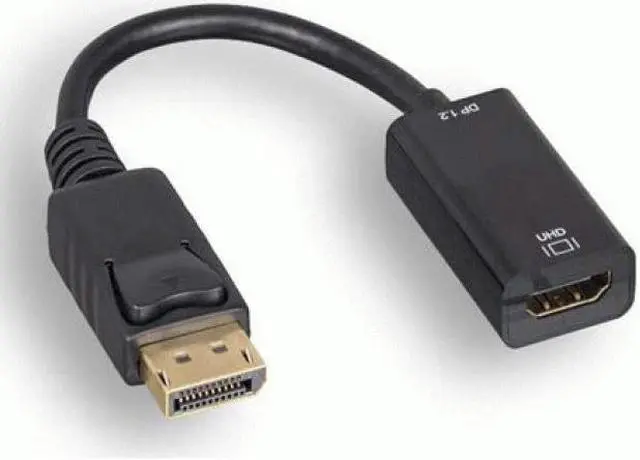 Alt view image 2 of 2 - AXIOM DISPLAYPORT MALE TO HDMI FEMALE ADAPTER (BLACK) - DPMHDMIFK-AX