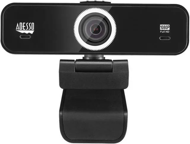 Alt view image 7 of 20 - Adesso CyberTrack K1 Webcam - 2.1 Megapixel - 30 fps - USB 2.0 - 1920 x 1080 Video - CMOS Sensor - Fixed Focus - Microphone - Monitor, Notebook, TV - Windows 10