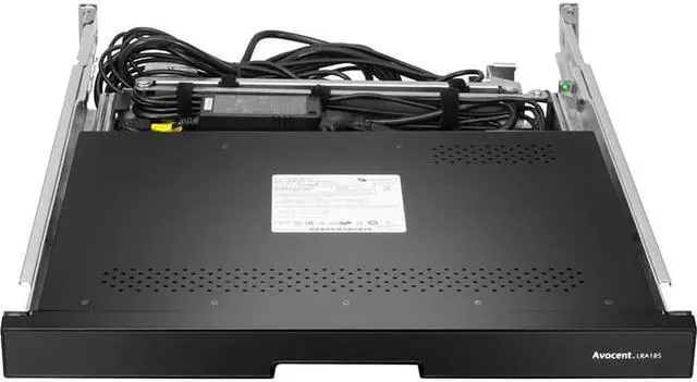 Alt view image 6 of 10 - Avocent 18.5"LRA LCD Console LCD 16P KVM 16 Cables USB KB US (LRA185KMM16D-G01)