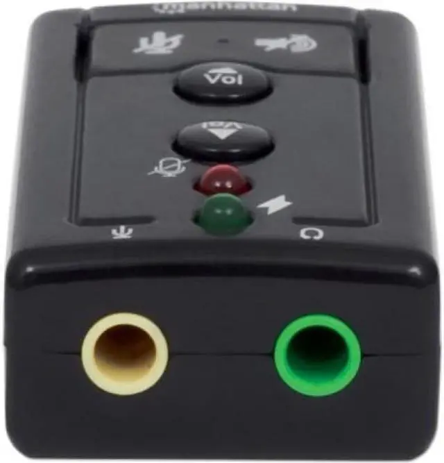 Alt view image 8 of 12 - USB-A SOUND ADAPTER 3.5MM-