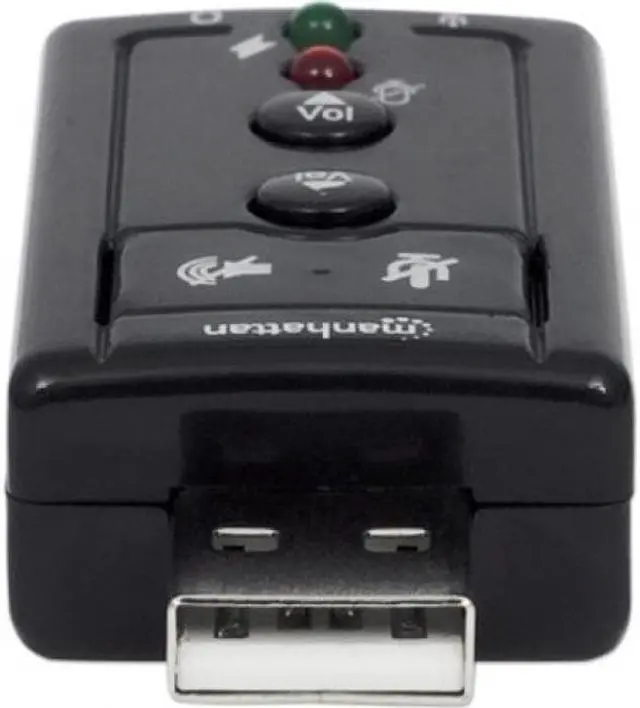 Alt view image 11 of 12 - USB-A SOUND ADAPTER 3.5MM-