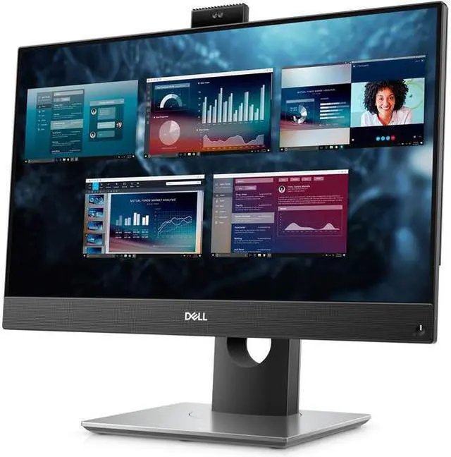 Alt view image 5 of 16 - Dell OptiPlex 5000 5490 All-in-One Computer - Intel Core i7 10th Gen i7-10700T Octa-core (8 Core) 2 GHz - 16 GB RAM DDR4 SDRAM - 256 GB M.2 PCI Express NVMe SSD - 23.8" Full HD 1920 x 1080 - Desk