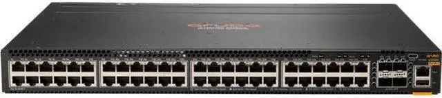 Main image of Aruba 6300M 48-port 1GbE and 4-port SFP56 Power-to-Port 2 Fan Trays 1 PSU Bundle - 48 Ports - Manageable - TAA Compliant - 3 Layer Supported - Modular - 75 W Power Consumption - Twisted Pair, Optical