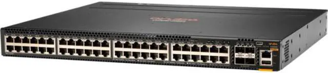 Alt view image 3 of 5 - Aruba 6300M 48-port 1GbE and 4-port SFP56 Power-to-Port 2 Fan Trays 1 PSU Bundle - 48 Ports - Manageable - TAA Compliant - 3 Layer Supported - Modular - 75 W Power Consumption - Twisted Pair, Optical