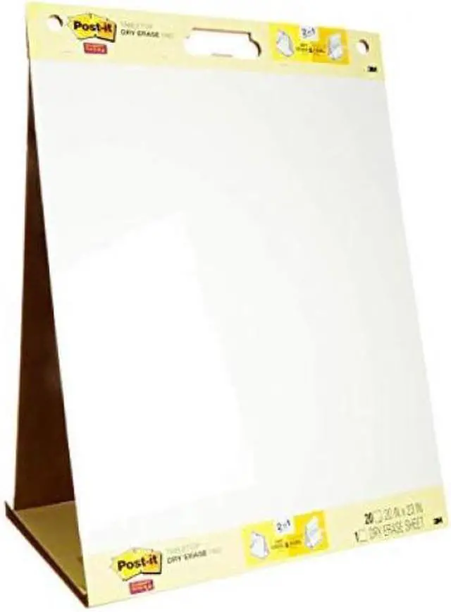 Alt view image 15 of 20 - Post-it Dry Erase Tabletop Easel Unruled Pad 20 x 23 White 20 Sheets