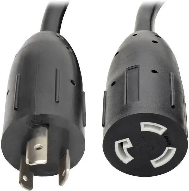 Alt view image 8 of 13 - Tripp Lite Model P046-015-LL 15 ft. Heavy-Duty Power Extension Cord, 20A, 12AWG (NEMA L5-20P to NEMA L5-20R), Locking Connectors, 15 ft.Female to Male