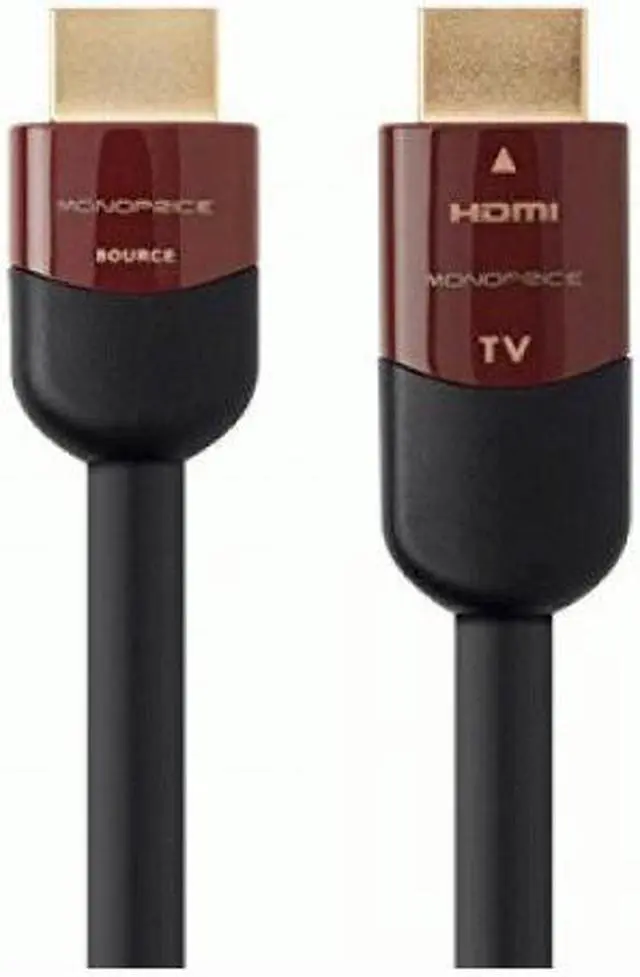 Alt view image 12 of 19 - Monoprice HDMI Cable - 35 Feet - Black | High Speed, Active Chipset, 4K@60Hz, HDR, 18Gbps, 26AWG, YUV, 4:4:4, CL2 - Cabernet Ultra Series