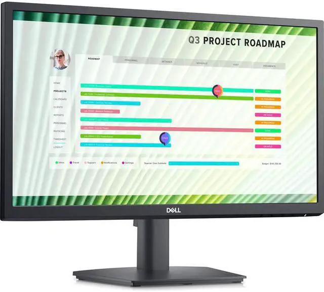 Main image of Dell 22" (21.5" Viewable) 60 Hz VA FHD Monitor 12 ms (gray-to-gray normal); 8 ms (gray-to-gray fast) D-Sub E2223HV