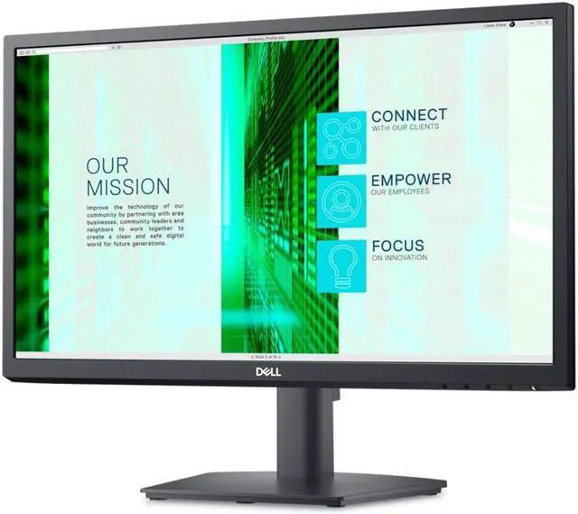 Alt view image 6 of 20 - Dell 22" (21.5" Viewable) 60 Hz VA FHD Monitor 12 ms (gray-to-gray normal); 8 ms (gray-to-gray fast) D-Sub E2223HV