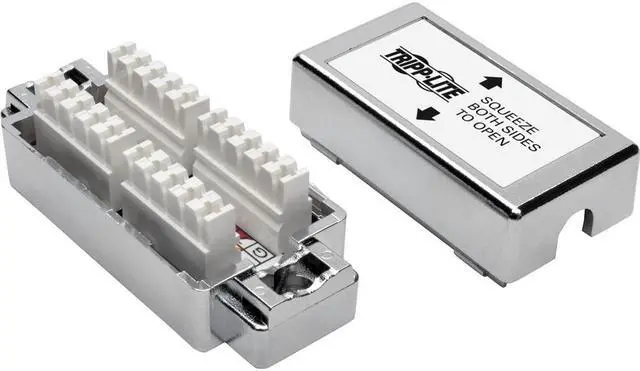 Alt view image 11 of 15 - TRIPP LITE N237-001-SH Cat5e/6 Shielded Surface-Mount Junction Box, 110 IDC