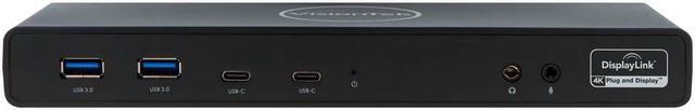 Alt view image 3 of 20 - VisionTek VT4510 Dual Display 4K USB 3.0 & USB-C Docking Station