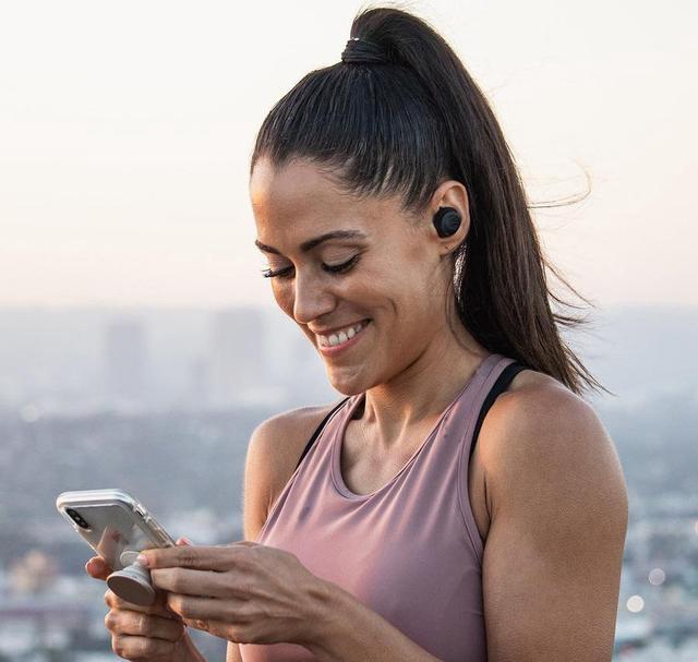 Alt view image 10 of 20 - JLab EBJBUDSAIRBLK82 Audio JBuds Air True Wireless Signature Bluetooth Earbuds