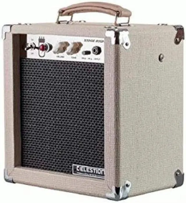 Alt view image 9 of 15 - Monoprice 5-Watt 1x8 Guitar Combo Tube Amplifier - Tan / Beige with Celestion Super 8in Speaker, 12AX7 Preamp, For All Electric Guitars