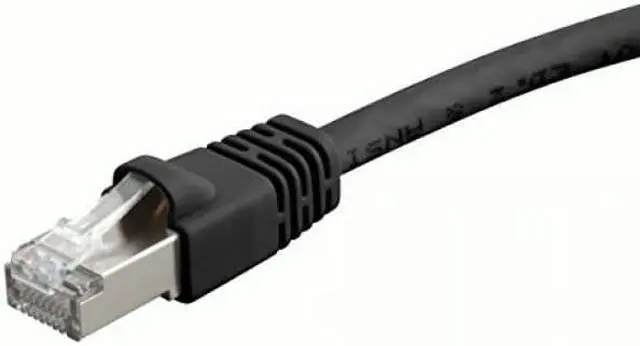 Alt view image 4 of 18 - Monoprice Cat6A Ethernet Patch Cable - 20 Feet - Black | Network Internet Cord - RJ45, 550Mhz, STP, Pure Bare Copper Wire, 10G, 26AWG
