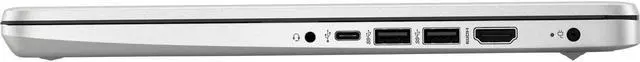 Alt view image 7 of 17 - HP 14-fq0000 14-fq0054nr 14" Touchscreen Notebook - HD - 1366 x 768 - AMD Ryzen 3 3250U Dual-core (2 Core) 2.60 GHz - 8 GB RAM - 256 GB SSD - Natural Silver - AMD Chip - Windows 11 Home - AMD Rad
