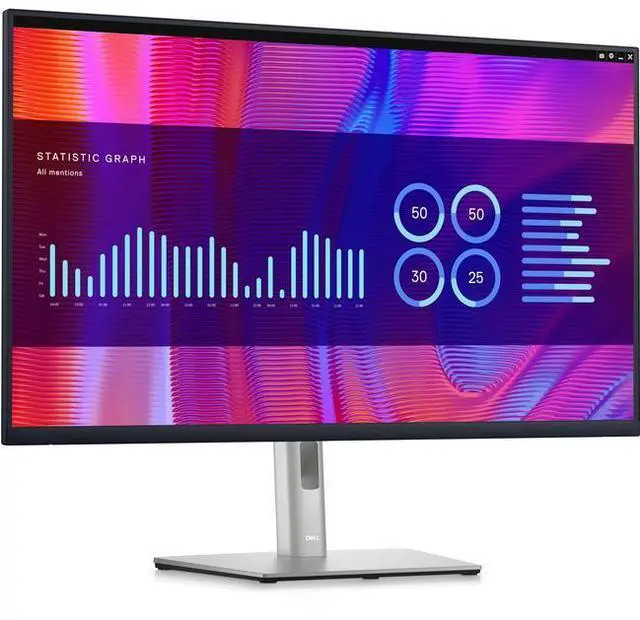 Alt view image 3 of 20 - Dell P3223DE 31.5" 1440p USB Type-C Hub Monitor