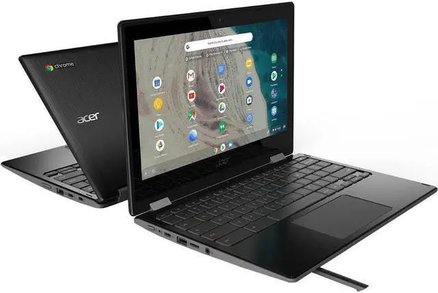 Alt view image 11 of 15 - Acer Chromebook Spin 511 R752TN R752TN-C3DD 11.6" Touchscreen 2 in 1 Chromebook - HD - 1366 x 768 - Intel Celeron N4020 Dual-core (2 Core) 1.10 GHz - 4 GB RAM - 32 GB Flash Memory
