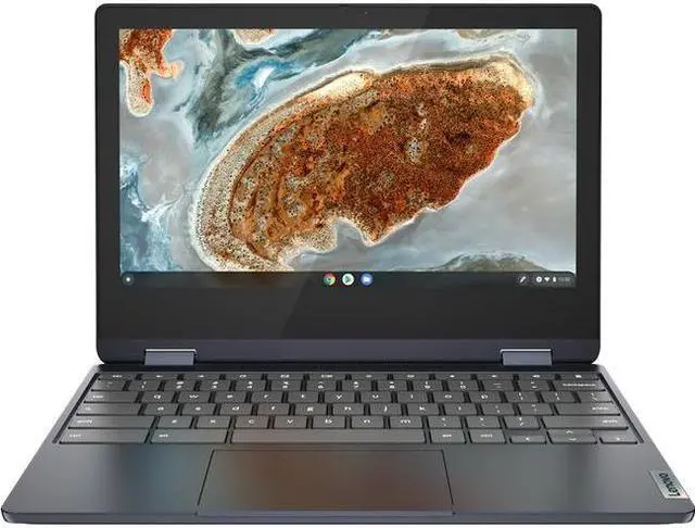 Alt view image 2 of 20 - Lenovo IdeaPad Flex 3 CB 11M836 82KM0002US 11.6" Touchscreen Convertible 2 in 1 Chromebook - HD - 1366 x 768 - Octa-core (ARM Cortex A73 Quad-core (4 Core) 2 GHz + Cortex A53 Quad-core (4 Core) 2