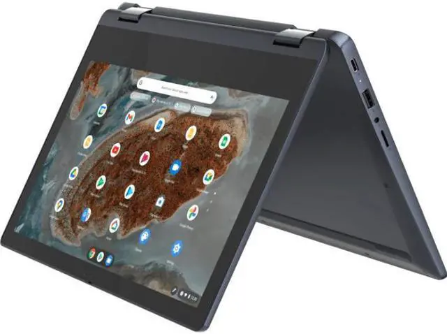 Alt view image 5 of 20 - Lenovo IdeaPad Flex 3 CB 11M836 82KM0002US 11.6" Touchscreen Convertible 2 in 1 Chromebook - HD - 1366 x 768 - Octa-core (ARM Cortex A73 Quad-core (4 Core) 2 GHz + Cortex A53 Quad-core (4 Core) 2