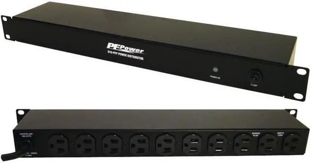 Alt view image 7 of 9 - Furman Sound D10-PFP 10-Outlets Power Strip