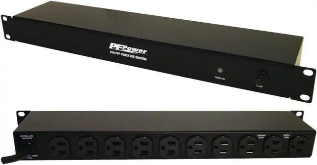 Alt view image 9 of 9 - Furman Sound D10-PFP 10-Outlets Power Strip