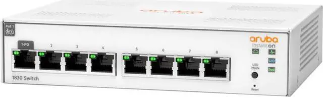 Alt view image 3 of 4 - HPE Networking Instant On 1830 8G Switch, 8 ports JL810AABA