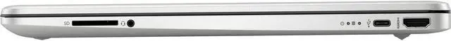 Alt view image 5 of 17 - HP 15-ef2000 15-ef2044nr 15.6" Touchscreen Notebook - HD - 1366 x 768 - AMD Ryzen 5 5500U Hexa-core (6 Core) - 8 GB Total RAM - 256 GB SSD - Natural Silver - AMD Chip - Windows 11 Home - AMD Rade