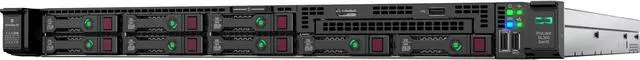 Alt view image 3 of 6 - HPE Proliant DL360 Gen10 Rack Server with One Intel Xeon 4210R Processor, 32 GB Memory, 1G 4-port Flr- T Bcm5719 Adapter, 8 Small Form Factor Drive Bays and One 800W Power Supply